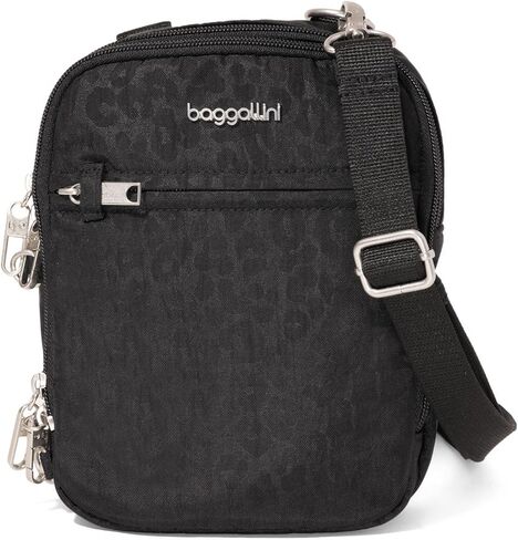 Baggallini Securtex® Anti-theft Mini Everything Crossbody Bag, 6.3"x8.25" Rfid, Locking Zippers & Cut-resistant Strap in Kuwait
