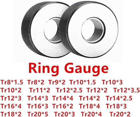 HFDGXCI Tr8 Tr9 Tr10 Tr11 Tr12 Tr14 Tr16 Tr18 Tr20 7e 8e Tr نوع حلقة قياس شبه منحرف GO and NO GO Gage Support(7e، Tr10x1.5) in Saudi Arabia