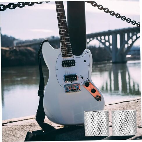 Abaodam 6pcs Guitar Knob Bass Tone Knob Metal Flat Guitar Replacement for Electric Bass in Kuwait