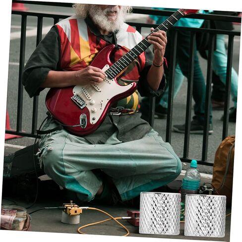 Abaodam 6pcs Guitar Knob Bass Tone Knob Metal Flat Guitar Replacement for Electric Bass in Kuwait