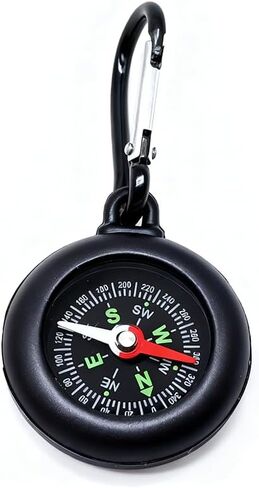 2-Pack Portable Keychain Compass, Outdoor Survival Camping Hiking Pocket Compass, Easy Carry Navigation Tool in Saudi Arabia