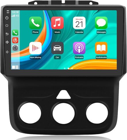 Awesafe Android Car Radio for Dodge RAM 1500 2500 3500 2013 2014 2015 2017 2017 2018 ، 9 "RAM 1500 Radio Radio action مع 5G WiFi Carplay Android Auto - 2+32GB (فقط FIT Manual AC) in Saudi Arabia