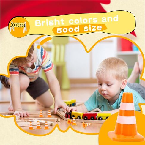 100 Pack 1 Inch Mini Traffic Cones Plastic Orange Construction Cones Small Traffic Cones for Sports Road Sign Construction Theme Party Indoor Outdoor Games in Saudi Arabia