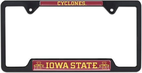 Iowa State Cyclones Black License Plate Frame in Saudi Arabia