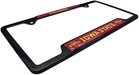 Iowa State Cyclones Black License Plate Frame in Saudi Arabia