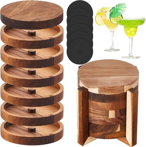 MIFOCI MARGARITA SALT RIMMER STENT ACACIA BAR RIMMING Station مع إسفنج وإصدار سريع للبار المنزلي لمارغريتا ، مشروبات الكوكتيل ، مجموعة النادل ، لوازم الحفلات (5 طبقات) in Saudi Arabia