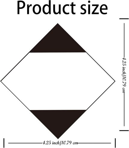 4.25" X 4.25" ORM-D Shipping Labels 2025 Ormd Dangerous Goods Labels Diamond Shipping Labels Blank Diamond Limited Quantity Stickers for Warehouse Handling Transport Shipping in Saudi Arabia
