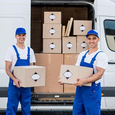 FunooFuno 500 Pcs Limited Quantity Exception Labels - 4 x 4 Inch Diamond Limited Quantity Stickers Labels for Shipping Dangerous Materials, Hazardous Goods, or Hazmat Packing in Kuwait