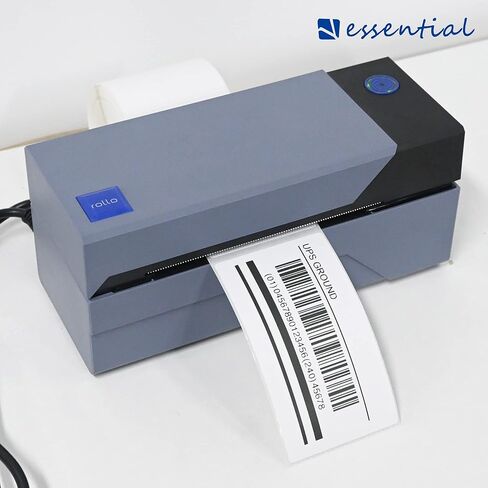 ESSENTIAL 2.25"x 4" Direct Thermal Barcode Labels, Shipping Labels, Compatible with Zebra & Rollo Label Printer, 350 Labels of Roll (12 Rolls 4200 Labels) in Saudi Arabia