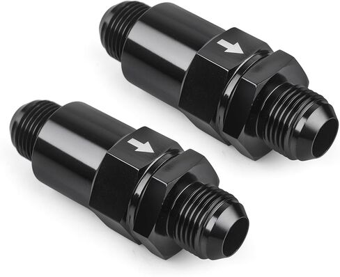 3/8 "مرشح الوقود المضمّن ببليه 30 ميكرون من الألومنيوم الأسود 2pcs in Kuwait
