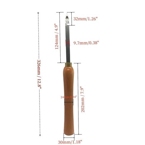 Woodturning Carbide Lathe Tools, 3 Rougher Detailer Finisher Carbide Lathe Tools in Saudi Arabia