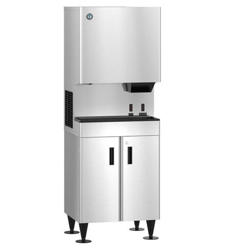 Hoshizaki DCM-300BAK-OS صانعة ثلج وموزع مياه، مبرد بالهواء، بدون استخدام اليدين، صندوق تخزين مدمج in Saudi Arabia