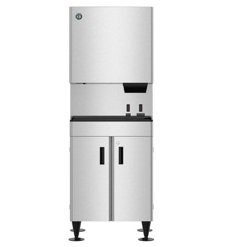 Hoshizaki DCM-300BAK-OS صانعة ثلج وموزع مياه، مبرد بالهواء، بدون استخدام اليدين، صندوق تخزين مدمج in Saudi Arabia