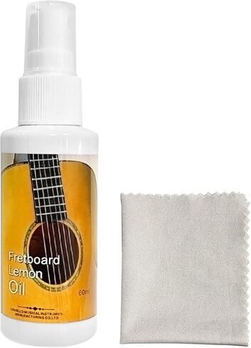 Guitar Lemon Oil, 2.02 Oz Guitar Polish Oil, String-Cleaner, Effective Remove Dirt, Grease, and Debris From Musical Instruments in Saudi Arabia