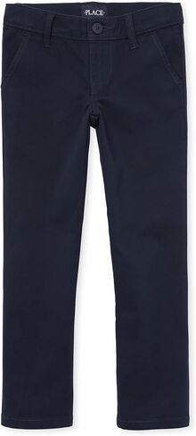 The Children's Place Big Girls Skinny Uniform Pant, Black, 14 in Saudi Arabia