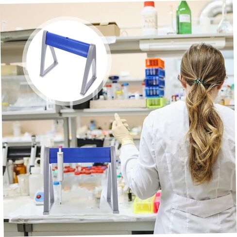 Homoyoyo Portable Pipette Stand Dual Sided Laboratory Pipette Storage Rack Lightweight Linear Holder for Efficient Sampling Display Fits Multiple Pipettes for Lab Environments in Saudi Arabia