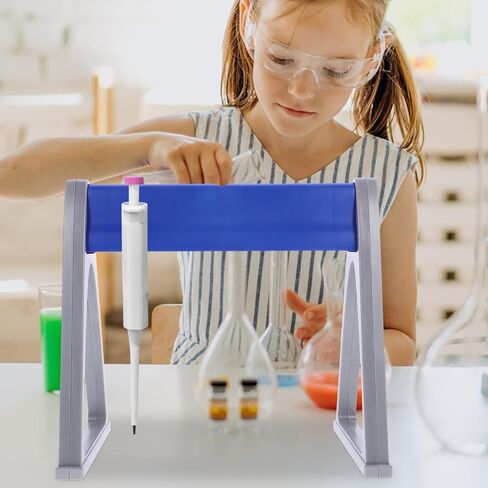 Cabilock Laboratory Pipette Stand Sturdy Plastic Linear Holder Rack for Efficient Pipette Display Lightweight and Portable Design Suitable for Laboratory Environments in Saudi Arabia