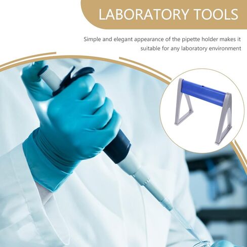 Cabilock Laboratory Pipette Stand Sturdy Plastic Linear Holder Rack for Efficient Pipette Display Lightweight and Portable Design Suitable for Laboratory Environments in Saudi Arabia