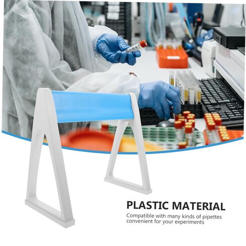 Homoyoyo 1pc Pipette Holder Sturdy Linear Rack for Lab Experiments Unique Design and Practical Compatible with Various Pipettes Convenient Storage Random Color in Saudi Arabia