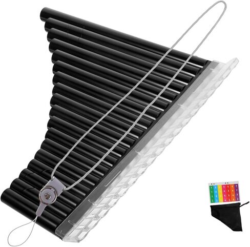 Holibanna Key Pan Flute 18 Pipe Musical Instrument for Beginners ABS Material Carrying Bag for Performance and Music Lovers in Saudi Arabia