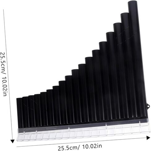 Holibanna Key Pan Flute 18 Pipe Musical Instrument for Beginners ABS Material Carrying Bag for Performance and Music Lovers in Saudi Arabia
