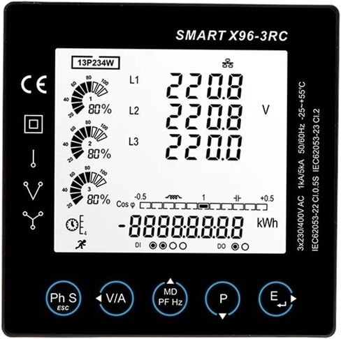 DHKKEBXDK X96-3RC + 3pcsESCT-RC Panel Meter(3pcsESCT-RC150) in Saudi Arabia