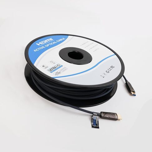 كابل HDMI بطول 30 قدمًا 4K، كابلات HDMI طويلة عالية السرعة تدعم 4K 30 هرتز 2K 1080p 3D ARC، موصلات مطلية بالذهب سلك HDMI ناعم لشاشة التلفاز الذكية عالية الدقة وجهاز عرض الصوت والكمبيوتر المحمول PS3/4 XBOX (9.14 م) in Kuwait