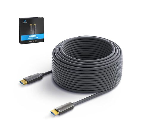 كابل HDMI بطول 30 قدمًا 4K، كابلات HDMI طويلة عالية السرعة تدعم 4K 30 هرتز 2K 1080p 3D ARC، موصلات مطلية بالذهب سلك HDMI ناعم لشاشة التلفاز الذكية عالية الدقة وجهاز عرض الصوت والكمبيوتر المحمول PS3/4 XBOX (9.14 م) in Kuwait