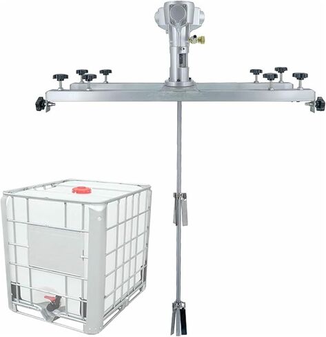 DUHTFCY Air Agitator for IBC Tank, 250 Gallons 3/4HP Pneumatic Mixer, Foldable Propeller, with Support Hanger, 2600RPM Paint Stirring Machine in Saudi Arabia