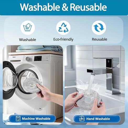 2-Pack Mop Pads for Dreame L40 Ultra/L10S Ultra/ L10S Ultra Gen2/X40 Ultra/L10s Pro Ultra Heat/L20 Ultra/ L10S Plus/X30 Ultra/X40 Master/L10 Ultra Robot Vacuum, Washable Microfiber Replacement Pads in Saudi Arabia