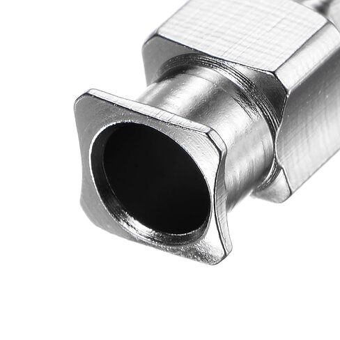 HARFINGTON 18pcs 8/10/11/12/13/14/15/16/17 Gauge Stainless Steel Dispensing Needles, 4" All Metal Glue Needle Tube Blunt Tips Luer Lock for Thick Liquids, Ink, Glue, Lab Use in Saudi Arabia