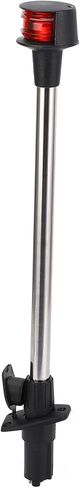 JAOCDOEN ثنائي اللون عمود إضاءة DC12 24V 18in قارب أضواء الملاحة الأحمر والأخضر ثنائي الألوان القوس ضوء مع المكونات القابلة للفصل في القاعدة in Kuwait