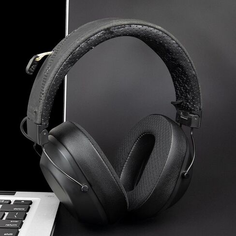 Soulwit Mesh Mesh Fabric Aypads for Plantronics Backbeat Fit 6100 (FIT6100) سماعات بلوتوث اللاسلكية ، وسائد منصات الأذن مع رغوة عزل الضوضاء ، وسمك إضافي - قم بتناسب 6100 MF أسود in Kuwait