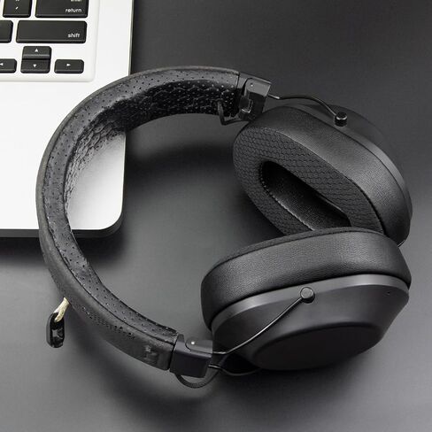 Soulwit Mesh Mesh Fabric Aypads for Plantronics Backbeat Fit 6100 (FIT6100) سماعات بلوتوث اللاسلكية ، وسائد منصات الأذن مع رغوة عزل الضوضاء ، وسمك إضافي - قم بتناسب 6100 MF أسود in Kuwait