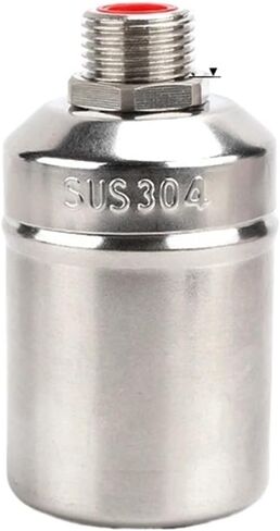 صمام تعويم أوتوماتيكي من الفولاذ المقاوم للصدأ 304 - صمام كروي 1/2 بوصة 3/4 بوصة 1 بوصة، حامل داخلي للتحكم في مستوى خزان برج المياه (3/4 بوصة، مدخل مياه جانبي) in Kuwait