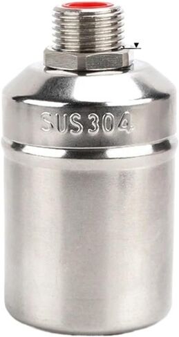 صمام تعويم أوتوماتيكي من الفولاذ المقاوم للصدأ 304 - صمام كروي 1/2 بوصة 3/4 بوصة 1 بوصة، حامل داخلي للتحكم في مستوى خزان برج المياه (3/4 بوصة، مدخل مياه جانبي) in Kuwait