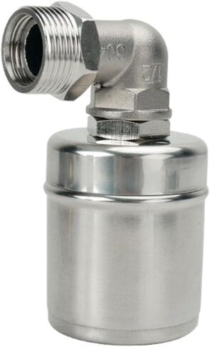 صمام تعويم أوتوماتيكي من الفولاذ المقاوم للصدأ 304 - صمام كروي 1/2 بوصة 3/4 بوصة 1 بوصة، حامل داخلي للتحكم في مستوى خزان برج المياه (3/4 بوصة، مدخل مياه جانبي) in Kuwait