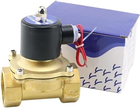 1pec Brass Solenoid Valve 1/4"-1" DN10-DN40 (12V/24V/220V) for Water, Oil & Air Systems(DN15,AC220V) in Saudi Arabia