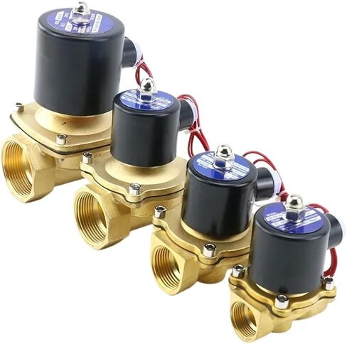1pec Brass Solenoid Valve 1/4"-1" DN10-DN40 (12V/24V/220V) for Water, Oil & Air Systems(DN15,AC220V) in Saudi Arabia