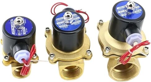 1pec Brass Solenoid Valve 1/4"-1" DN10-DN40 (12V/24V/220V) for Water, Oil & Air Systems(DN15,AC220V) in Saudi Arabia