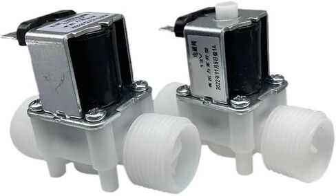 3/4" Plastic Solenoid Valve 12V 24V 220V Magnetic Water Control Pneumatic Pressure Controller Switch Normally Closed Open N/C(220V_NORMALLY CLOSED) in Saudi Arabia