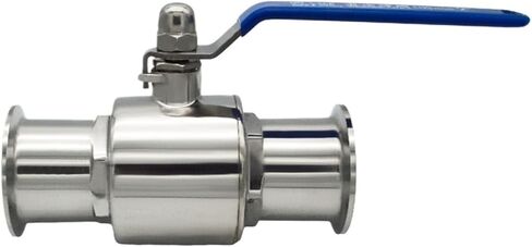YQBS Tri Clamp Quick Connect Sanitary Ball Valve 304 Stainless Steel for Home Brewing(19mm-50.5Ferrule) in Saudi Arabia