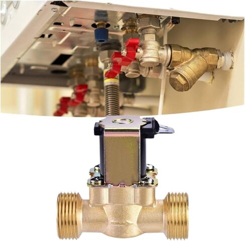 3/4 "تيار مستمر 24 فولت عادة مغلقة النحاس الكهربائية الملف اللولبي صمام مغناطيسي للتحكم في المياه تيار مستمر صمام المياه صمام كهربائي صمام المياه in Kuwait