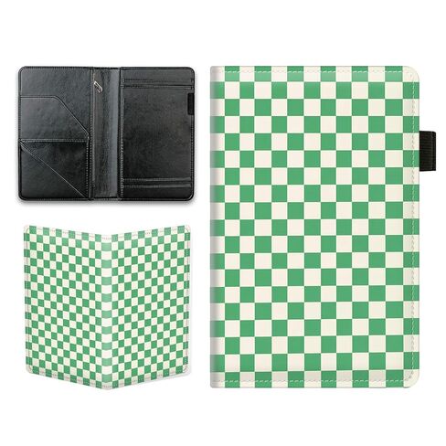 KUJKBFWJ Highland Cow - كتب الخادم للنادلة - كتاب ضيوف الخادم اللطيف مع جيب بسحاب وحامل لوحة الملاحظات | منظم كتب النادل من جلد البولي يوريثان، مناسب للمئزر - محفظة الخادم in Kuwait