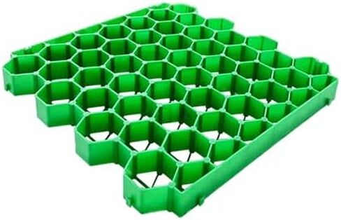 Gravel Grid Shed Base - 4-Pack Plastic Paving Grid for Driveway, Walkway, and Parking Lot Landscaping - Durable Outdoor Sidewalk Pavers (7cm) in Kuwait