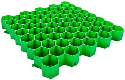 Heavy-Duty Turf Shed Base Mat, Gravel Grid Grass Pavers for Garden Landscaping & Parking Lots, Slope Stabilization, Set of 4 (Style 2, 7cm) in Kuwait