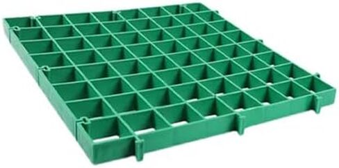 Heavy Duty Lawn Grating Grid for Gravel & Grass, 12 Pack 25mm Car Parking Mats, Turf Protector & Drainage Solution, Durable Ground Grid System in Kuwait