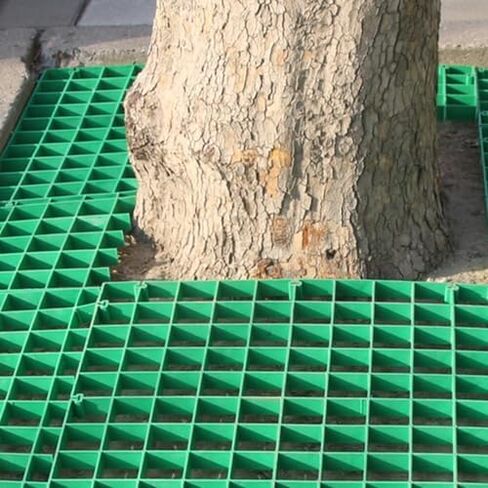 Heavy Duty Lawn Grating Grid for Gravel & Grass, 12 Pack 25mm Car Parking Mats, Turf Protector & Drainage Solution, Durable Ground Grid System in Kuwait