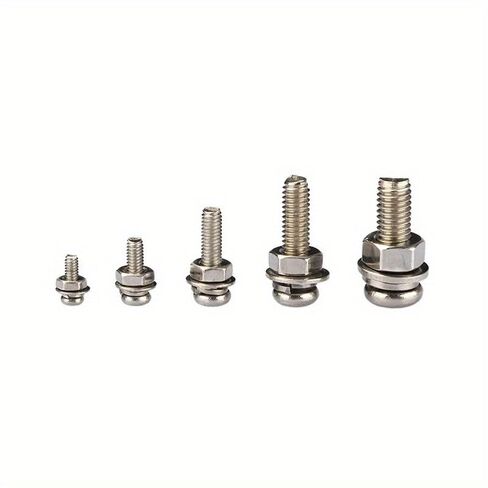 320pcs Screw Assortment Kit S304 Stainless M2-M5 Metric Screws Nuts Bolts Organizer Box for Electronics Repair and DIY, Silvery in Saudi Arabia
