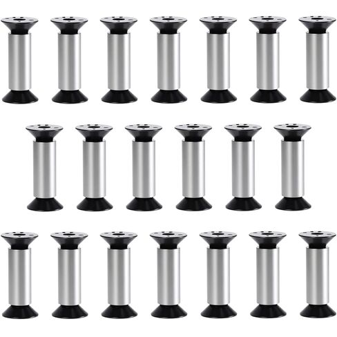 20-Pack M4 Hex Flat Head Knife Screws & Rivets - 5mm Alloy Steel Fasteners Compatible with Blade Repair in Saudi Arabia